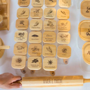 Organiza Gourmet™: Kit 15 Potes de Vidro de 200ml para Temperos (Bandeja Organizadora) (15 Colheres) | FRETE GRÁTIS HOJE!